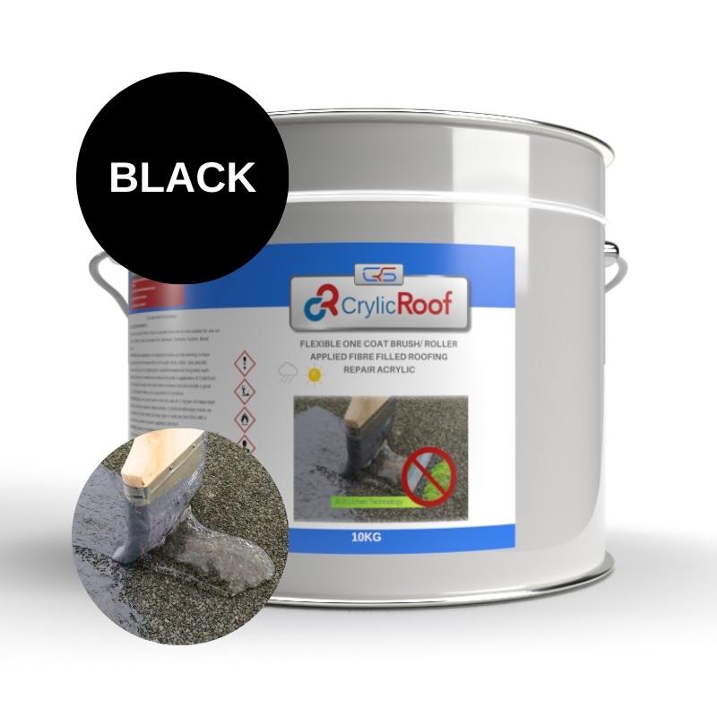 Liquid Flat Roof Sealant Black 10kg