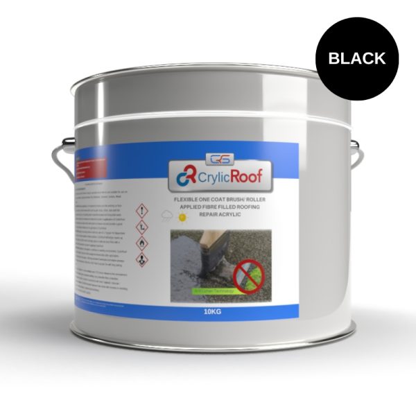 Liquid Flat Roof Sealant Black 10kg