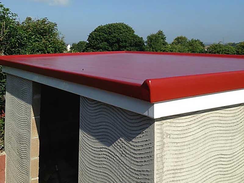 Colour GRP Roof