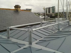 grp roofing zinc effect