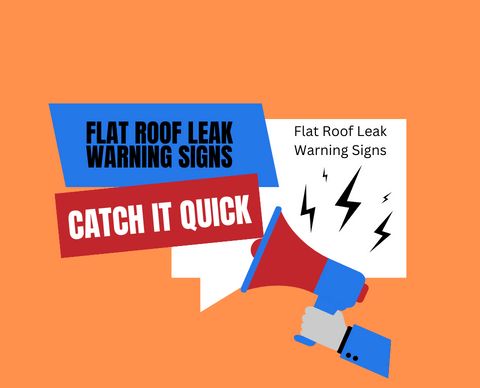 Flat Roof Leak Warning Signs - Composite Roof Supplies