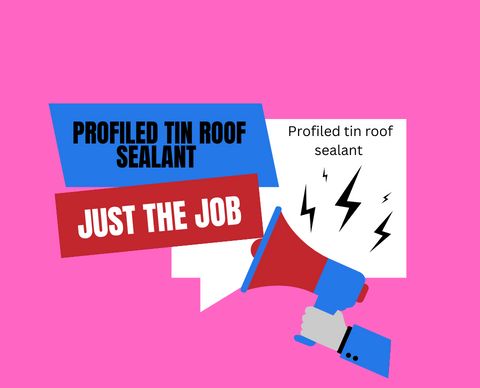Profiled tin roof sealant