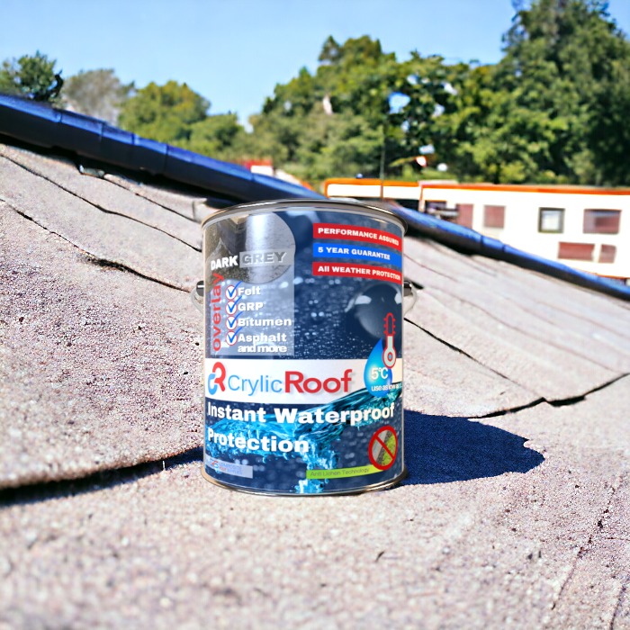 How to temporarily fix a leak on a flat roof
