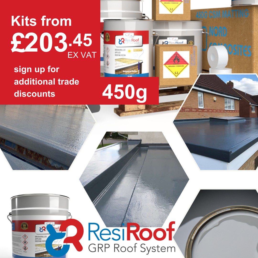 GRP Roofing Kit ResiRoof GRP