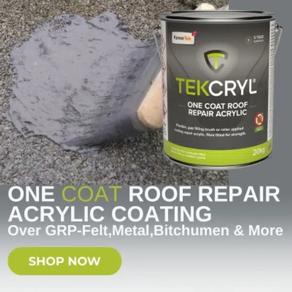 Liquid Roof Seal Paint Black 20kg Tekcryl - Image 3