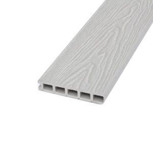 Bullnose Composite Decking – Smoky Silver