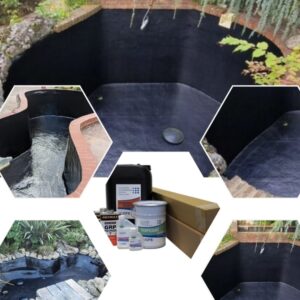Glass Fibre Pond lining Kit (GRP) 24m2 Black