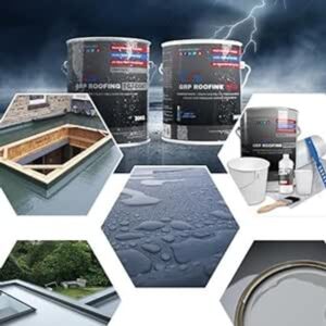 5-7.5m2 Fibreglass roof kit with Tools
